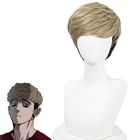 Парик SangWoo для косплея, льняной, с черными волосами, из синтетических волос для аниме Убийство преследователей, 25 см