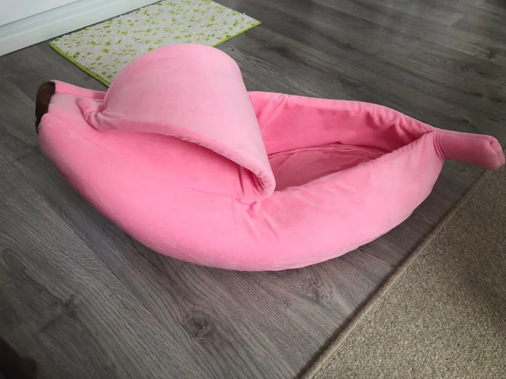 Кровать-домик для кошек и бананов удобная переносная теплая корзина домашних