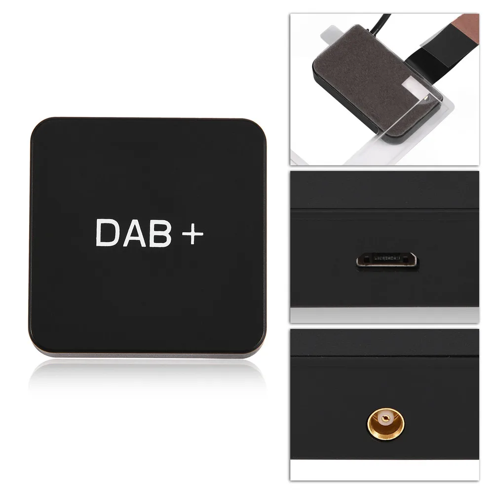 Универсальный Автомобильный цифровой аудио вещания DAB+ коробка радио приемник тюнер адаптер с антенной