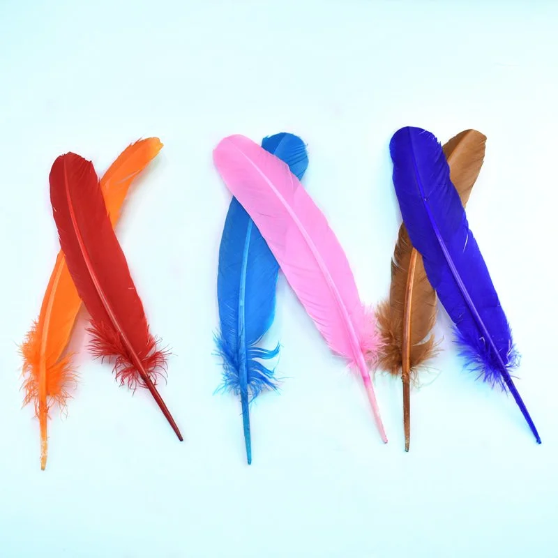 Натуральные белые перья индейки 10 шт./лот для изготовления ювелирных изделий 25 30