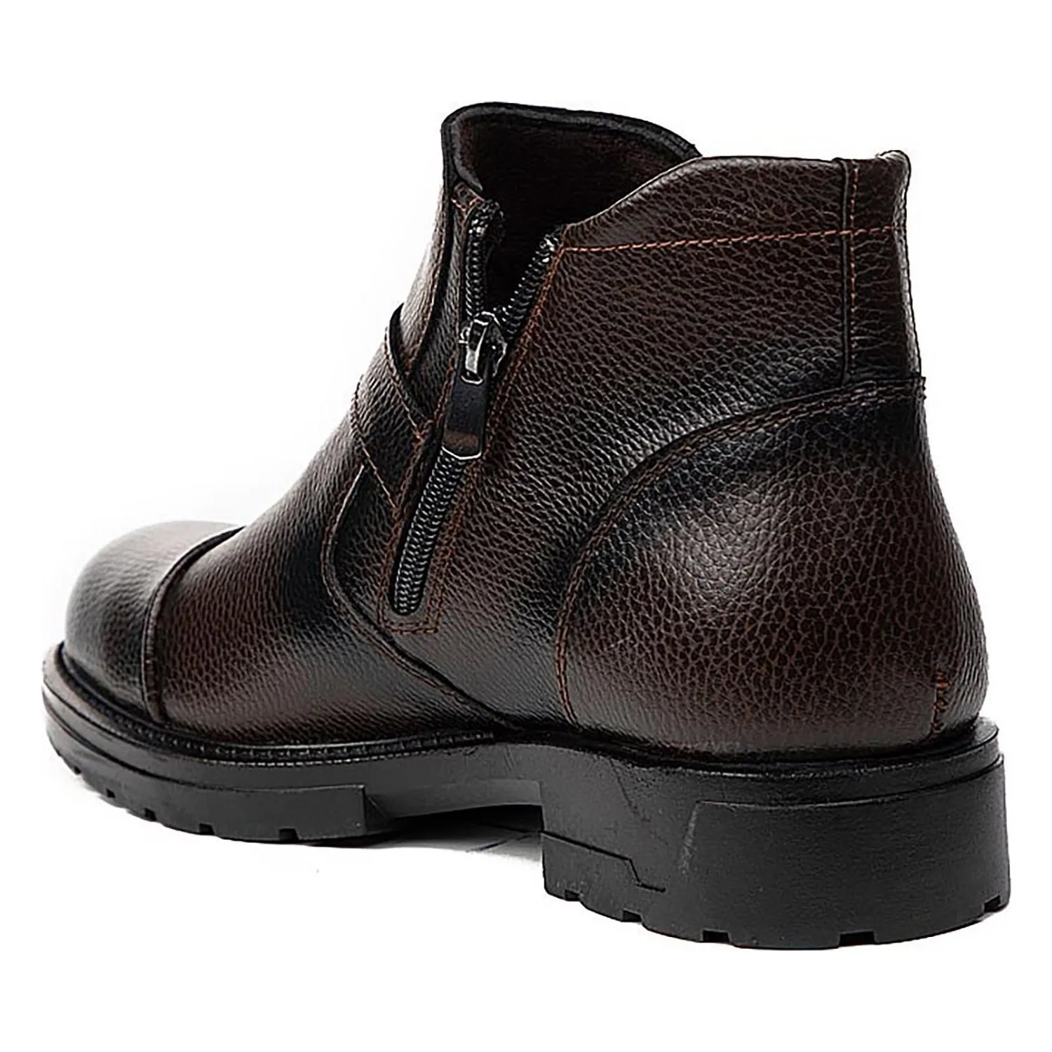

Fz 661 Coffee Thermo Sole Zipper Men 'S Boots Shoes