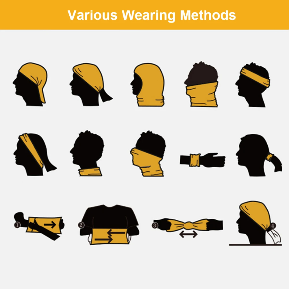 

Camping Hiking Scarves Cycling Sports Bandana Outdoor Headscarves Riding Headwear Men Women Scarf Neck Tube Magic Scarf