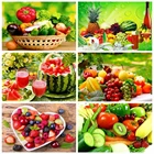 Алмазная мозаика EverShine, полноразмерная вышивка крестиком в виде бусин и арбуза, фруктовая вышивка, картина с цветами, домашний декор