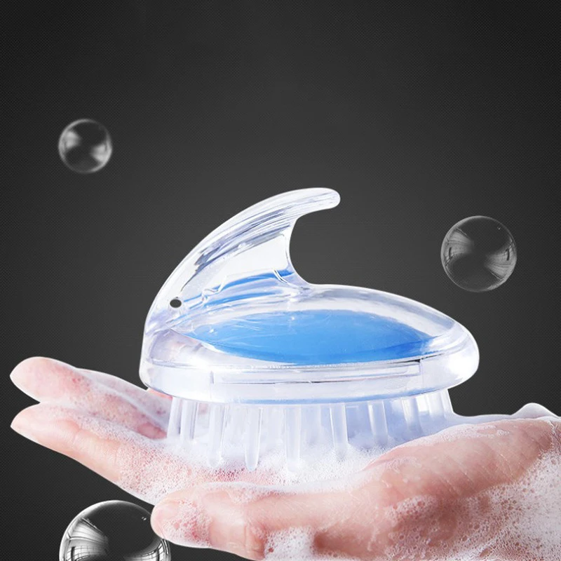 Силиконовый массажер для головы и тела Шампунь Щетка массажа Уход за волосами