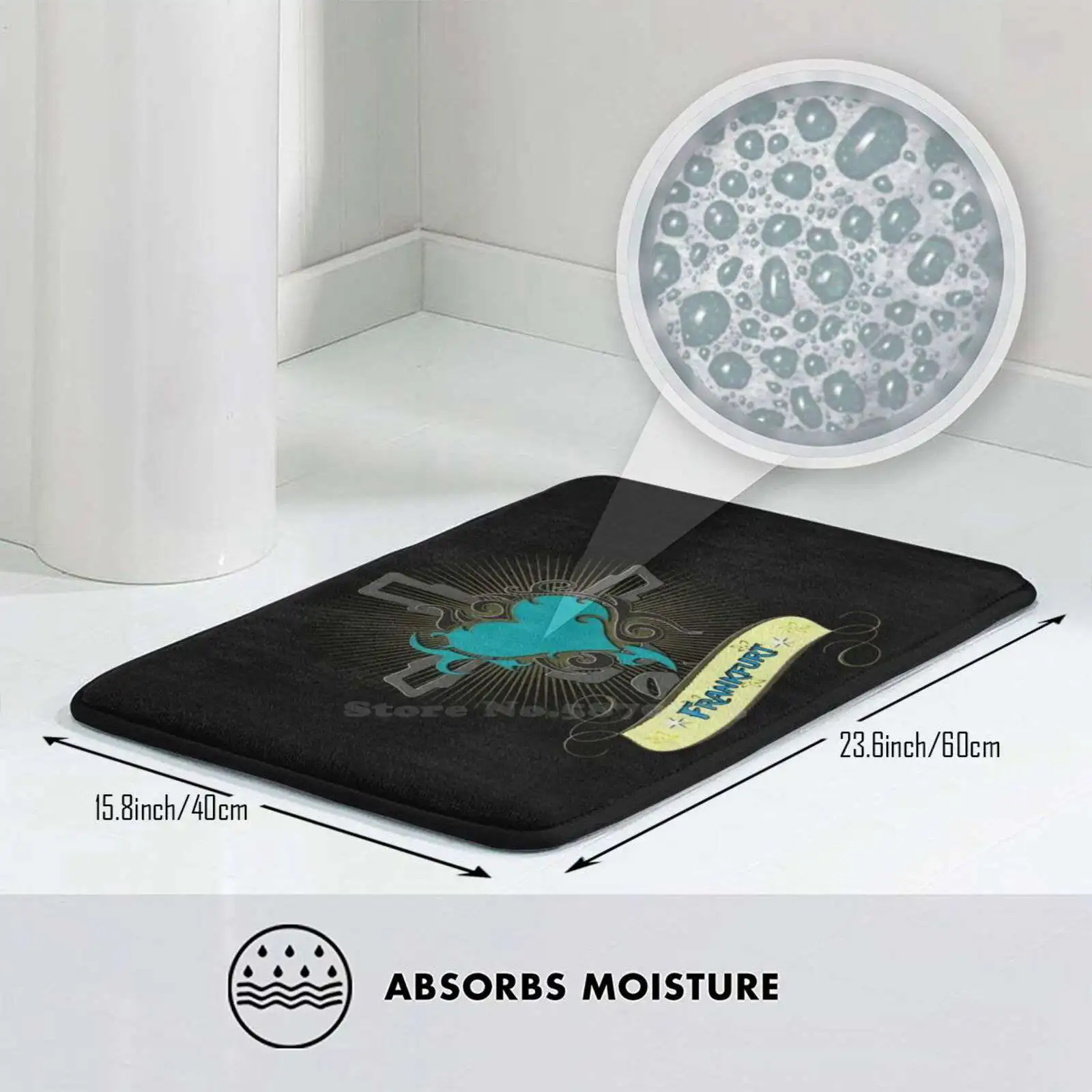 Мягкий домашний Противоскользящий коврик для всей семьи из Франкфурта Германия