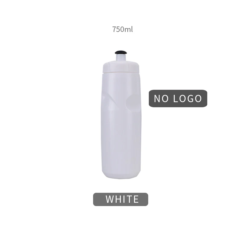WHITE 750ML 620 мл/750 мл портативная велосипедная бутылка для воды, для спорта на открытом воздухе, кемпинга, езды на велосипеде, бутылка для напитков, чайник, Герметичная Бутылка - Цвет: WHITE 750ML