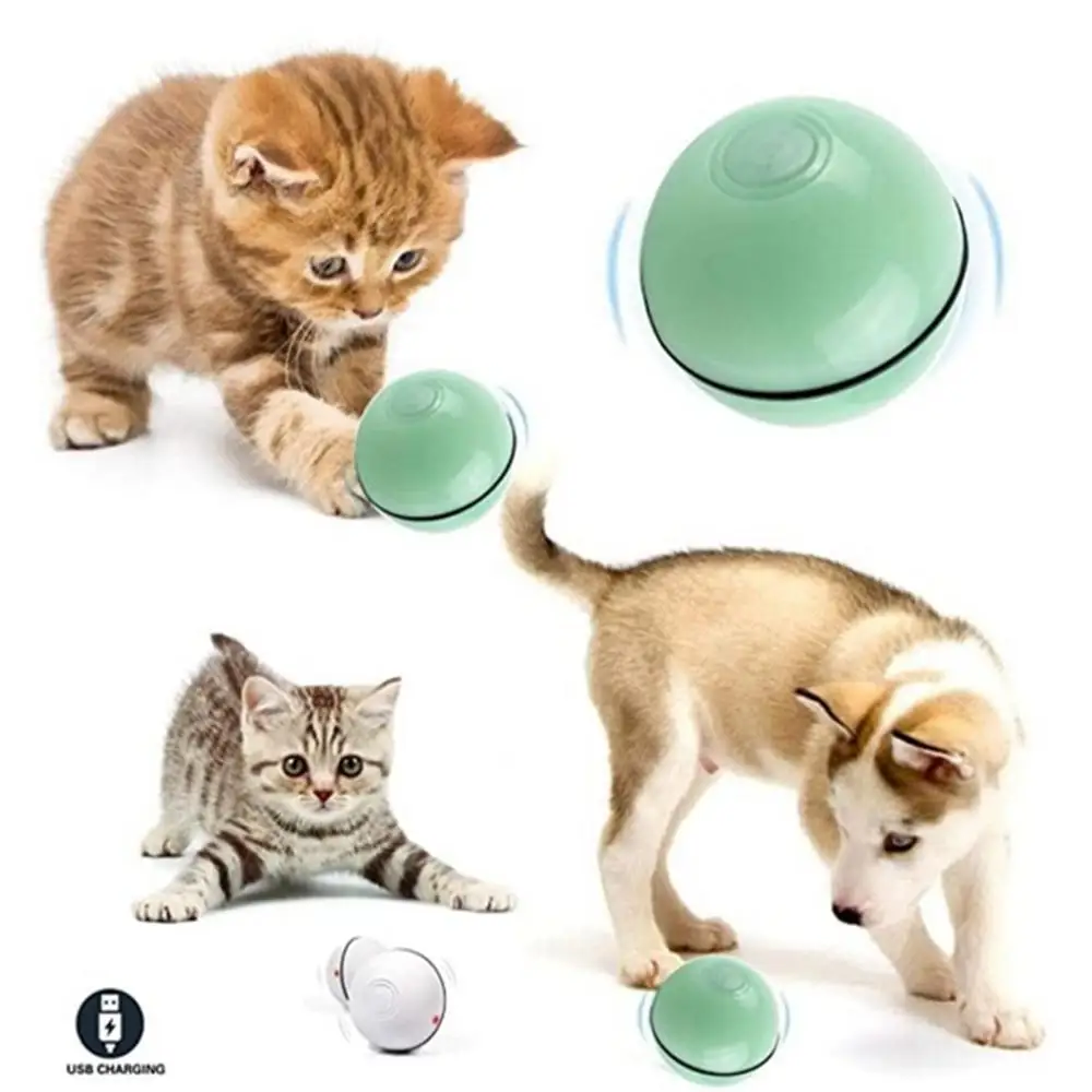 Смарт интерактивная игрушка для кошек USB Перезаряжаемые светодиодный светильник