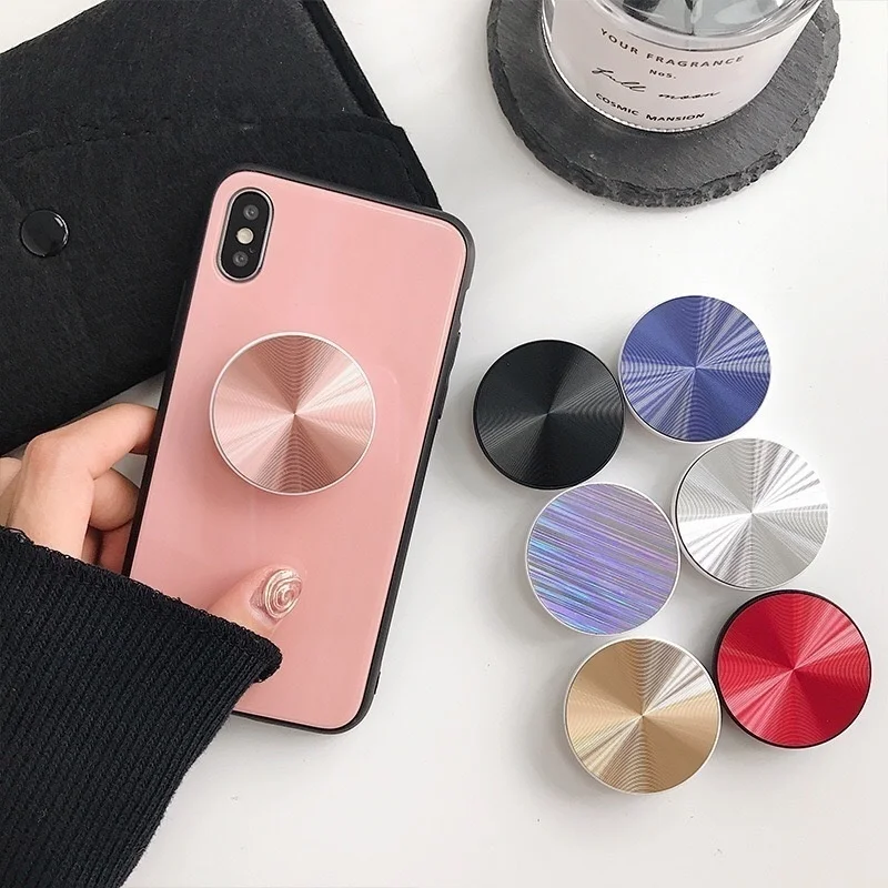 

Gradient Marble Grain Folding Stand Holder for Mobile Phone for Iphone11 Pro Max for Huawei for Samsung Grip Contraction Bracket