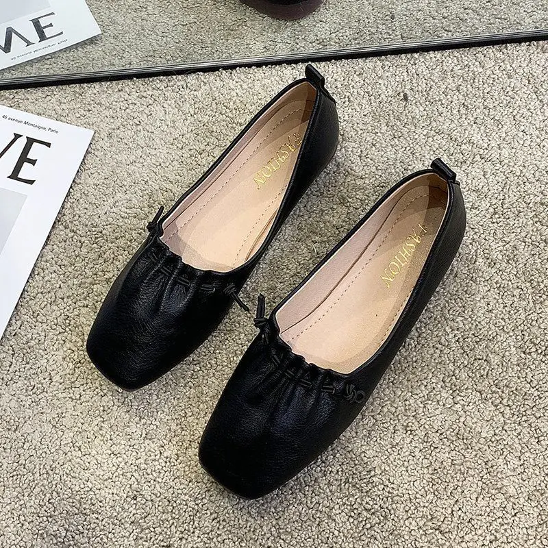 2020 Women's Flat Shoes Ballet Breathable Pointed Soft Women Large Size (35-43) | Обувь