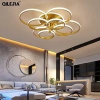 modern led chandeliers for living room bedroom dining room luminaries goldenwhitecoffeeblack led chandelier lamp fixtur