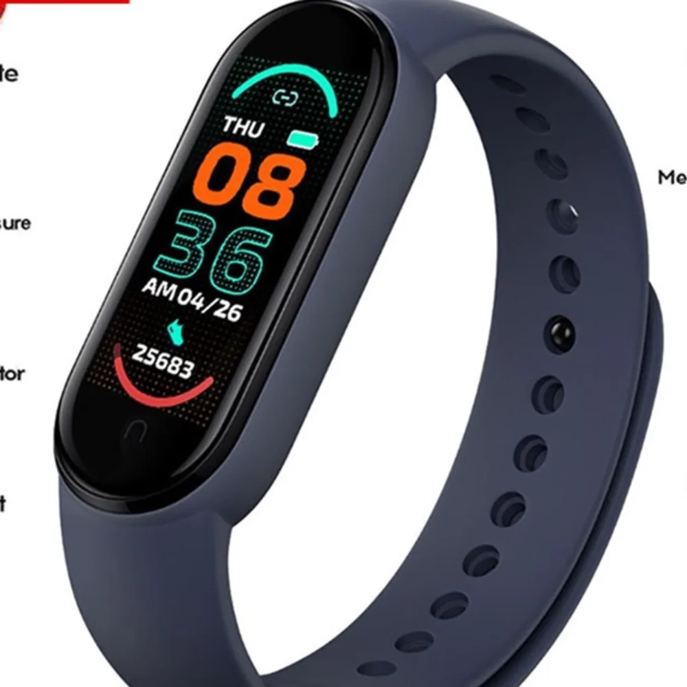 

Smart Watch Bracelet Heart Rate Blood Pressure Monitor Fitness Tracker Color Screen Waterproof For