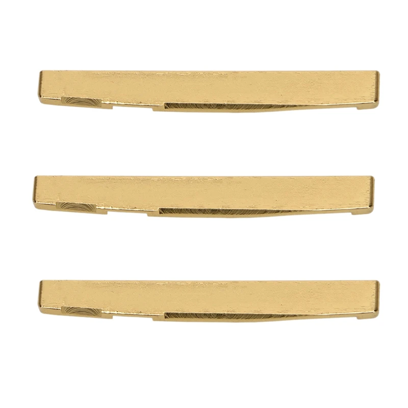 

Brass Folk Guitar Pillow Lower Pillows 72/74/76mm Gold for 6-String Acoustic Guitars Accessories