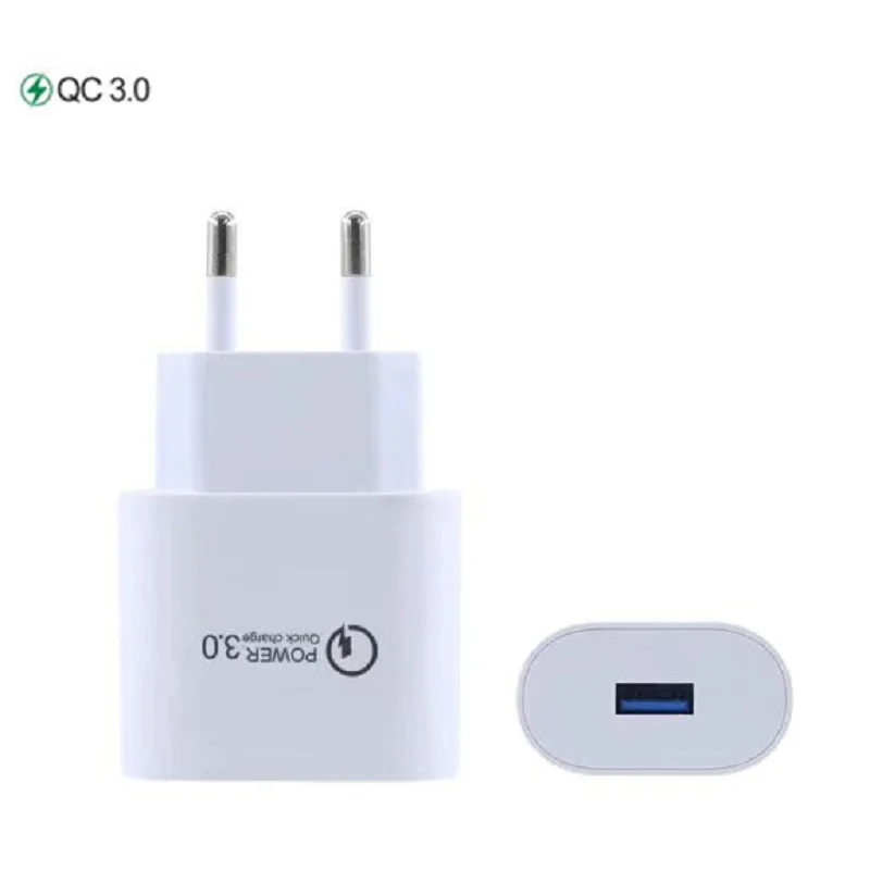 Быстрое зарядное устройство USB 3 0 18 Вт QC3.0 QC быстрое для iPhone Samsung Xiaomi Huawei настенный