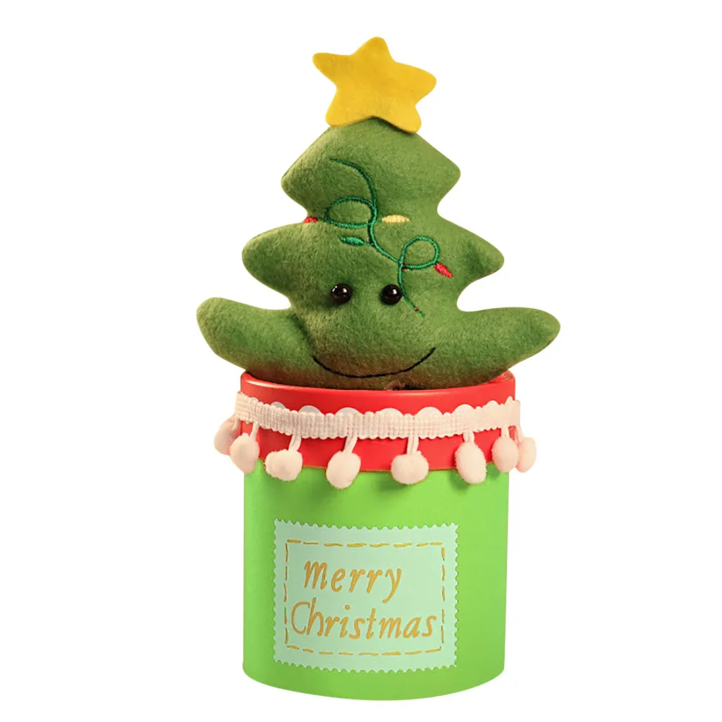 Рождественский снеговик/Санта Конфета Подарочная коробка плюшевые куклы