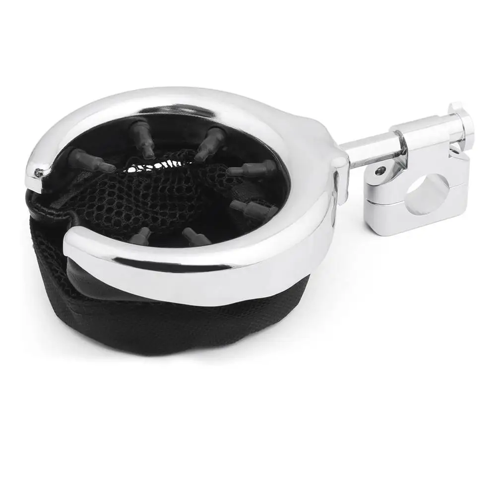 Barato Soporte Universal Para Manillar De Motocicleta, Cesta Para Bebidas, Accesorios Para Moto Honda Kawasak, Dyna Personalizado, Fat Bob, 7/8