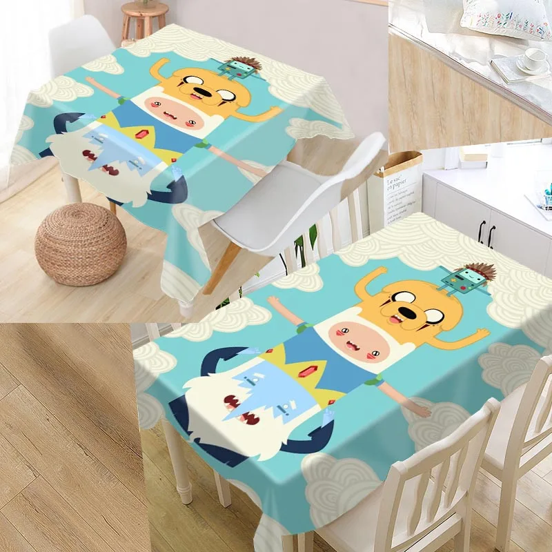 Приключение времени скатерть для стола искусственная прямоугольная