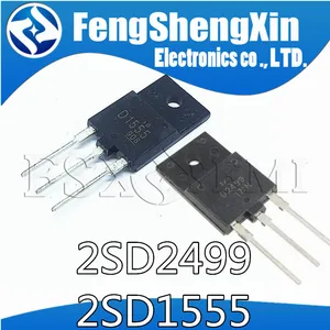 5pcs 2SD2499 2SD1555 TO3PF D2499 D1555 TO-3PF TO-3P NPN TRIPLE DIFFUSED MESA TYPE (HORIZONTAL DEFLECTION OUTPUT FOR COLOR TV)