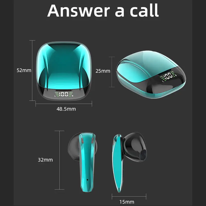 Игровая гарнитура беспроводные Bluetooth наушники спортивные 5 0 водонепроницаемые