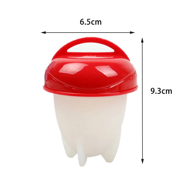 

6pcs/set Egg Cooker Non-stick Silicone Egg Cup Cooking Egg Cooker Eggies Cooker High Temperature Resistant Kitchen Accessories