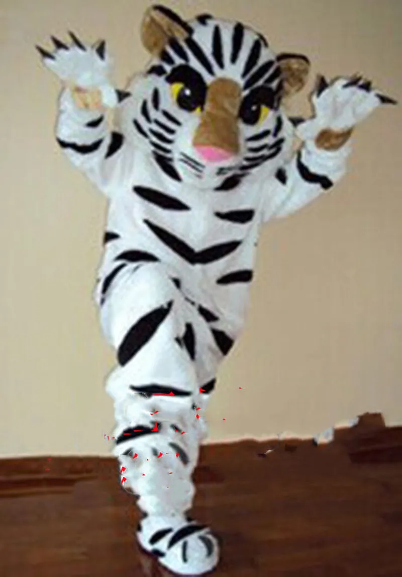 

White Tiger Mascot Costume Suits Cosplay Party Game Animal Fancy Dress Outfits Advertising Promotion Carnival Halloween Parade