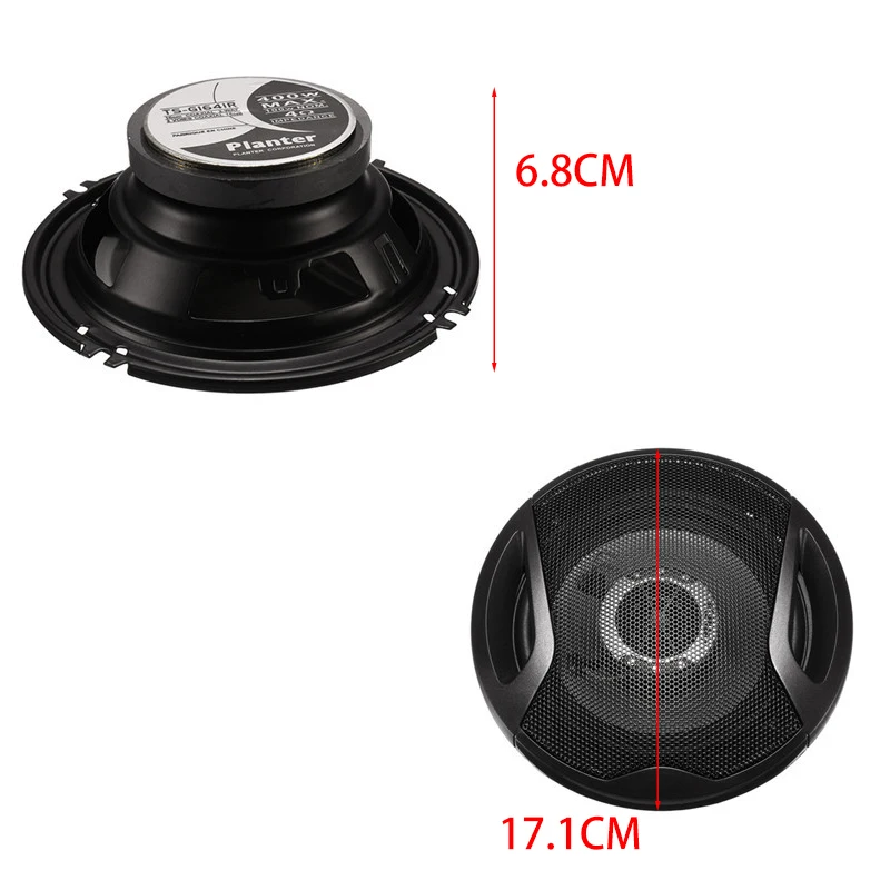 

6.5 Inch 400W Car Audio Speaker 4 Way Coaxial Loud Speaker Universal Vehicle Auto Audio Music Stereo Hifi Loudspeakers