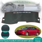 Нескользящий кожаный коврик для Toyota Corolla E140 E150 2007  2013, накладка на приборную панель, Солнцезащитный коврик, аксессуары для коврика 2011 2012