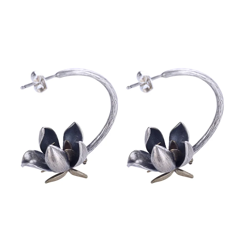 

design of sterling silver jewelry shuiliantian swaying earrings earrings earrings retro fashion luxury S925 gift