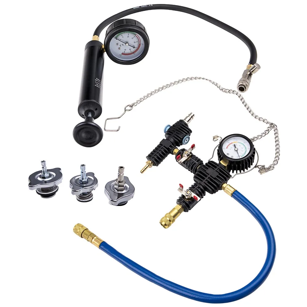 

28PC Cooling System Radiator Pressure Tester Test Detector Set Universal Kit