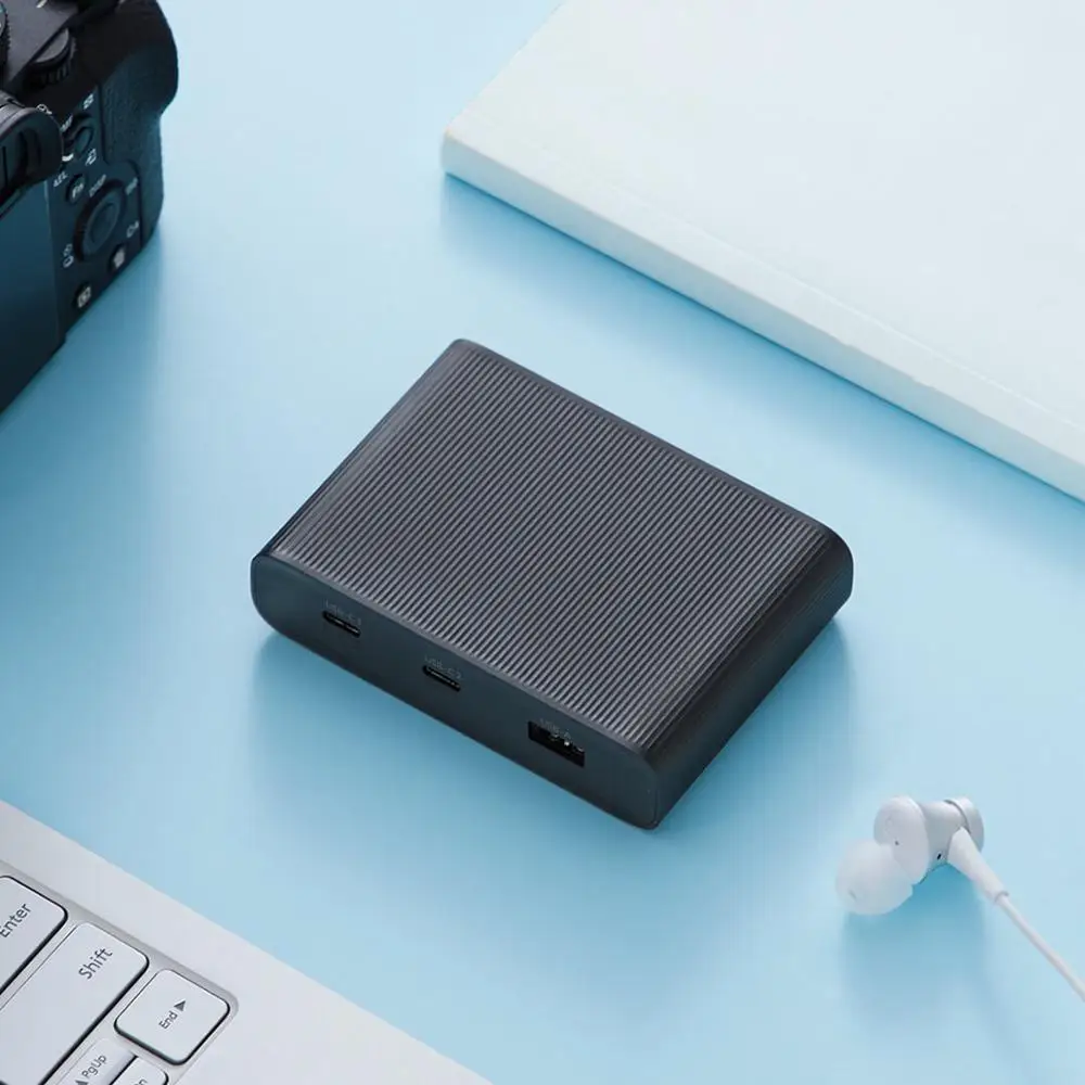 Оригинальное настольное зарядное устройство Xiaomi ZMI 65 Вт 3 порта PD3.0 USB 2C1A для Android iOS