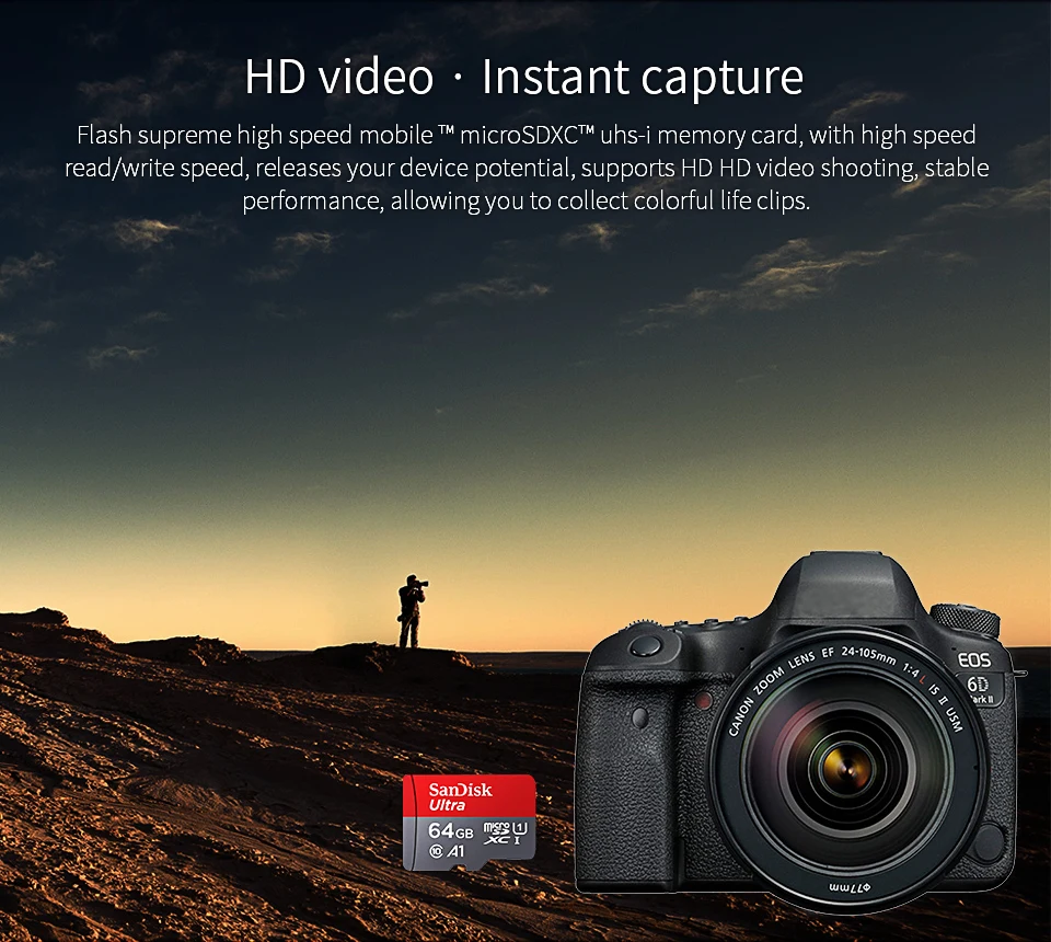 SanDisk карта micro sd 32 Гб A1 класс 10 64 Гб карта памяти R Скорость до 98 МБ/с./с флеш-карты 16 Гб micro sd 128 ГБ TF карта mini sd карта