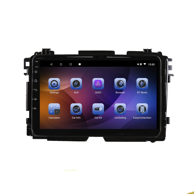 Автомагнитола 9 " 4 Гб ОЗУ 8 ядер Android DVD GPS навигация для Honda HR-V HRV XRV Vezel 2013 2014-2018 |
