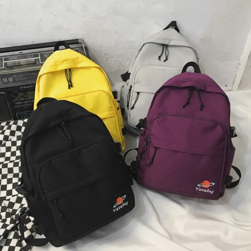 

Female Large School Bags For Teenage Girl 2020 Nylon Travel Backpack Women Mochilas Sac A Dos Ladie Laptop Rucksack Men Bag Pack