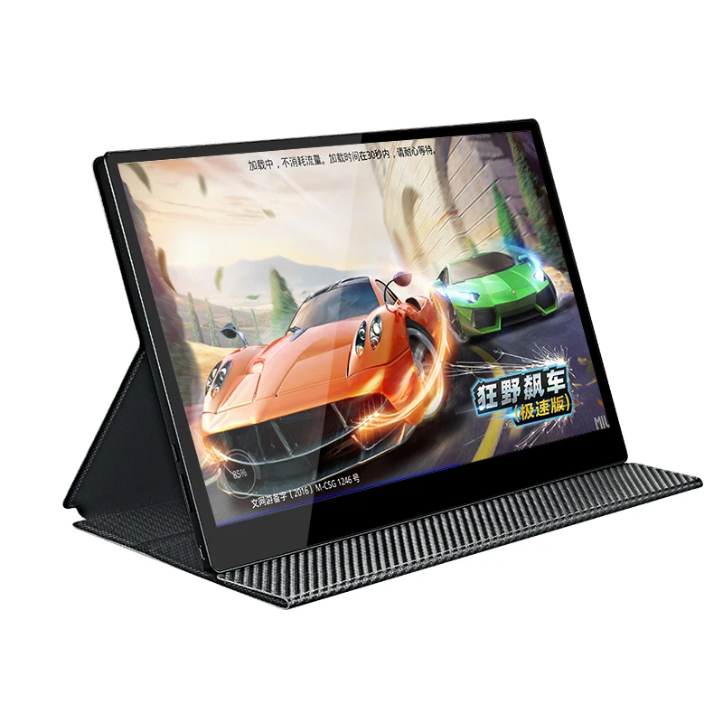 Günstig Anmite 13,3 Zoll IPS FHD Computer USB-C Tragbare Touch Monitor PC TYPE-C HDMI PS4 Xbo X360 1080P Led-anzeige Für Raspberry Pi