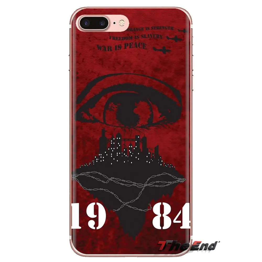 For Huawei Nova 2 3 2i 3i Y6 Y7 Y9 Prime Pro GR3 GR5 2017 2018 2019 Y5II Y6II 1984 George Orwell book Silicone Phone Shell Cases |