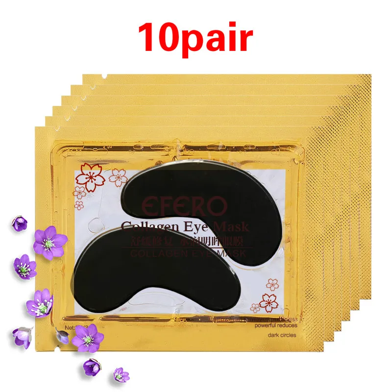 10pair style 14 10 пар, 24 к Золотая сыворотка, коллагеновая маска для глаз, маска для лица, против старения, против морщин, удаляет темные круги, мешки для глаз, гель, коллагеновая повязка на глаза - Цвет: 10pair style 14