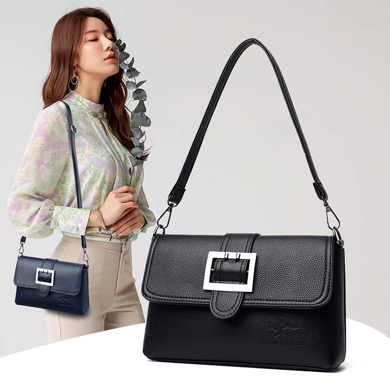 

OLSITTI High Quality PU Leather Crossbody Bags for Women 2021 Fashion Crossbody Bag Brand Designer Ladies Handbag Sac Epaule