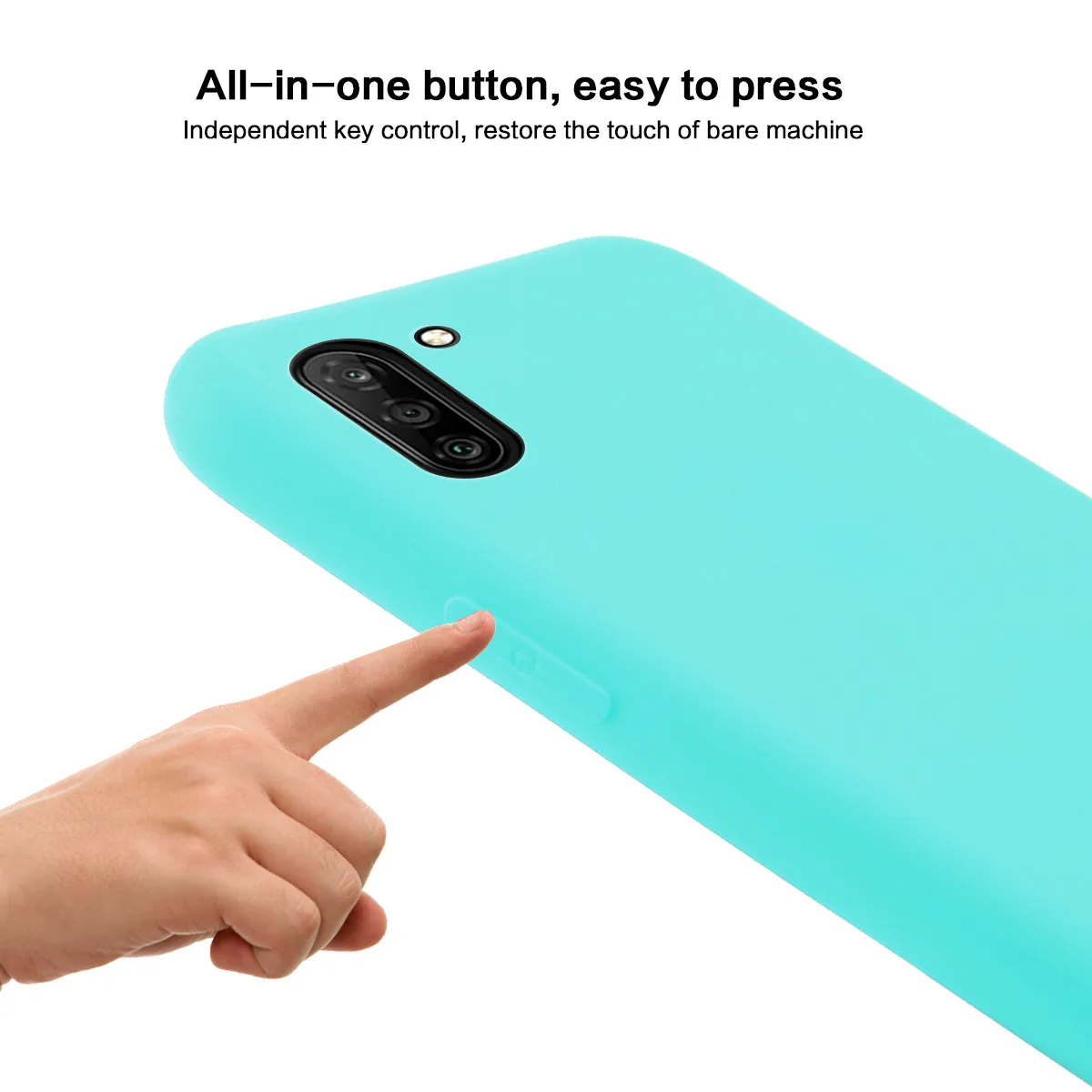 Для Samsung Galaxy Note 10 Plus чехол силиконовый карамельный цвет тонкий матовый мягкий TPU