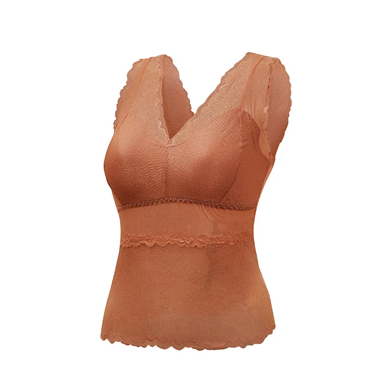 

Lace Shaper Slim Up Lift Bra Women Body Shaper Removable Chest Pad Deep V Slimming Vest Corset Shapewear Underwear