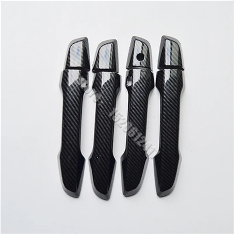 

Углеродное волокно ABS внешняя дверная ручка Чаша Дверная ручка защитное покрытие крышка отделка автомобильный Стайлинг для Honda CR-V CRV 2017-2021