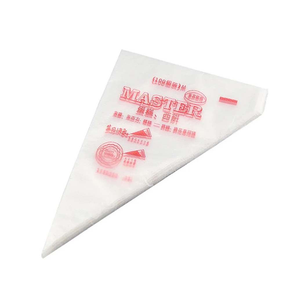 100 шт./компл. одноразовый мешок для теста глазурь трубочки Кондитерские кексы