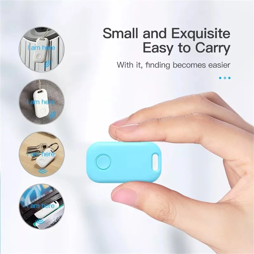 Mini Tracking Device S6 Pet Anti-lost Alarm Tag Key Child Finder Tracker Round Bluetooth Wireless Smart APP Search | Электроника