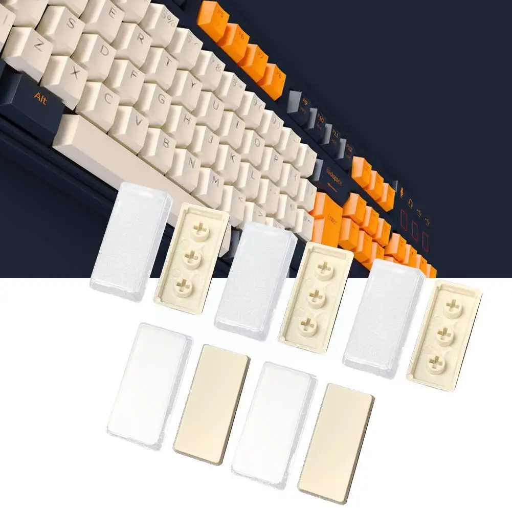

5 шт. двухслойные колпачки для клавиш, съемные зажимы для бумаги, прозрачные колпачки для клавиш на заказ, переключатель «сделай сам», перекл...