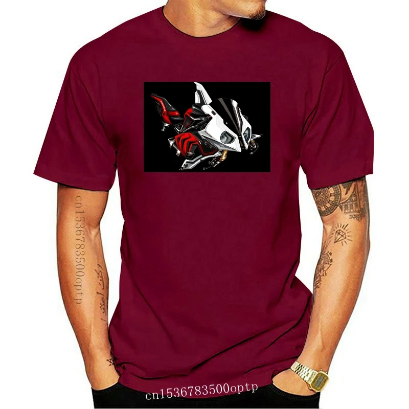 

New 2021 Summer 2021 Men Germany Classic Motorcycle Motorrad Tee T-Shirt S1000RR Hp4 S 1000 RR Funny Design Tee Shirt