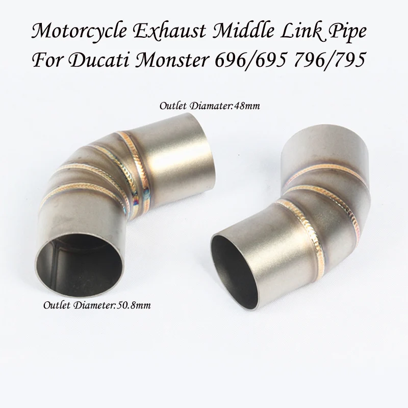 Модифицированная Соединительная труба для выхлопных газов Ducati Monster 696/695 796/795
