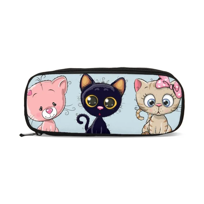 Милый мультфильм животное кошка 3D кошелек с рисунком для детей мальчиков девочек