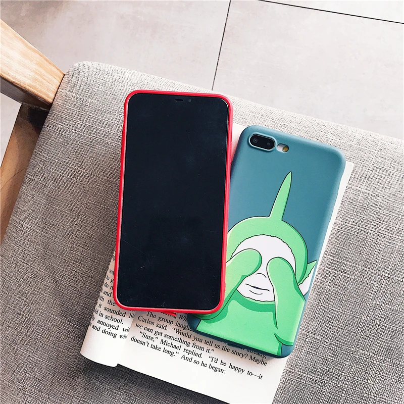 Горячая мультфильм Великобритании милый телетрубный чехол для iPhone X XR XS MAX 7 8 plus Dipsy Laa Po конфеты красочный силиконовый, мягкий, телефонный чехол
