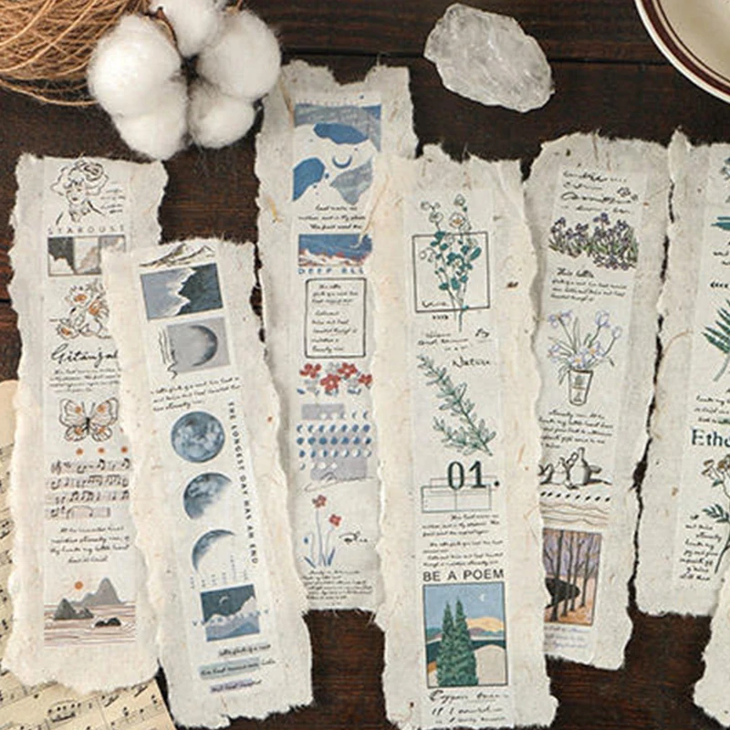 

Vintage Flower Plant Masking Washi Tape for Scrapbooking Journal Planner School Supplies Stationery