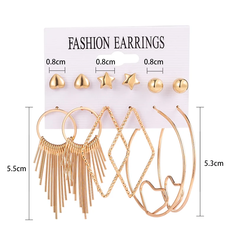 Женские серьги с искусственным жемчугом большие круглые в Корейском стиле