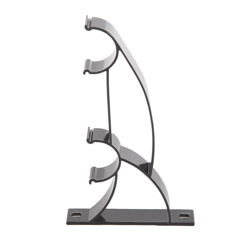 2 шт. двойной металлический держатель штор для 25 мм стержня глубокий