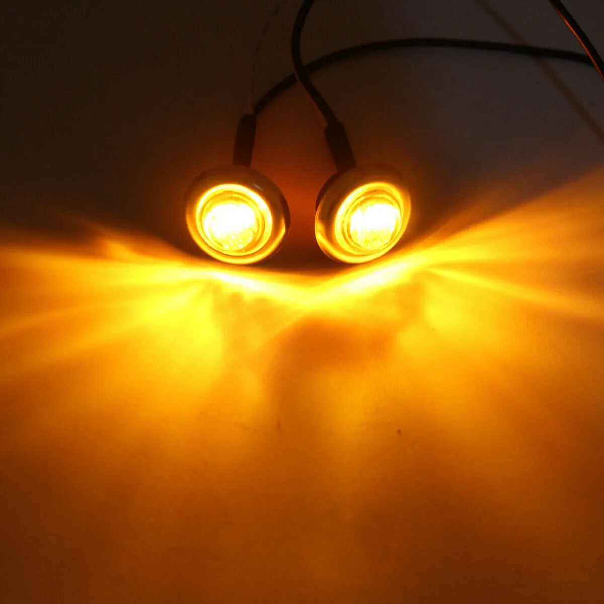 

12V Side Marker Light 2 Wires 3/4\\\\\\\" 10 Pcs Accessories LED Lighting Parts
